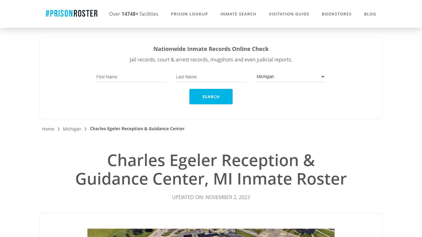 Charles Egeler Reception & Guidance Center, MI Inmate Roster - Prisonroster